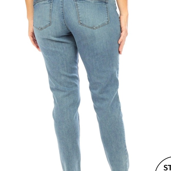 Democracy Womens Ab-Tech Elastic Waist Skinny Jeans size 10 - Picture 2 of 6